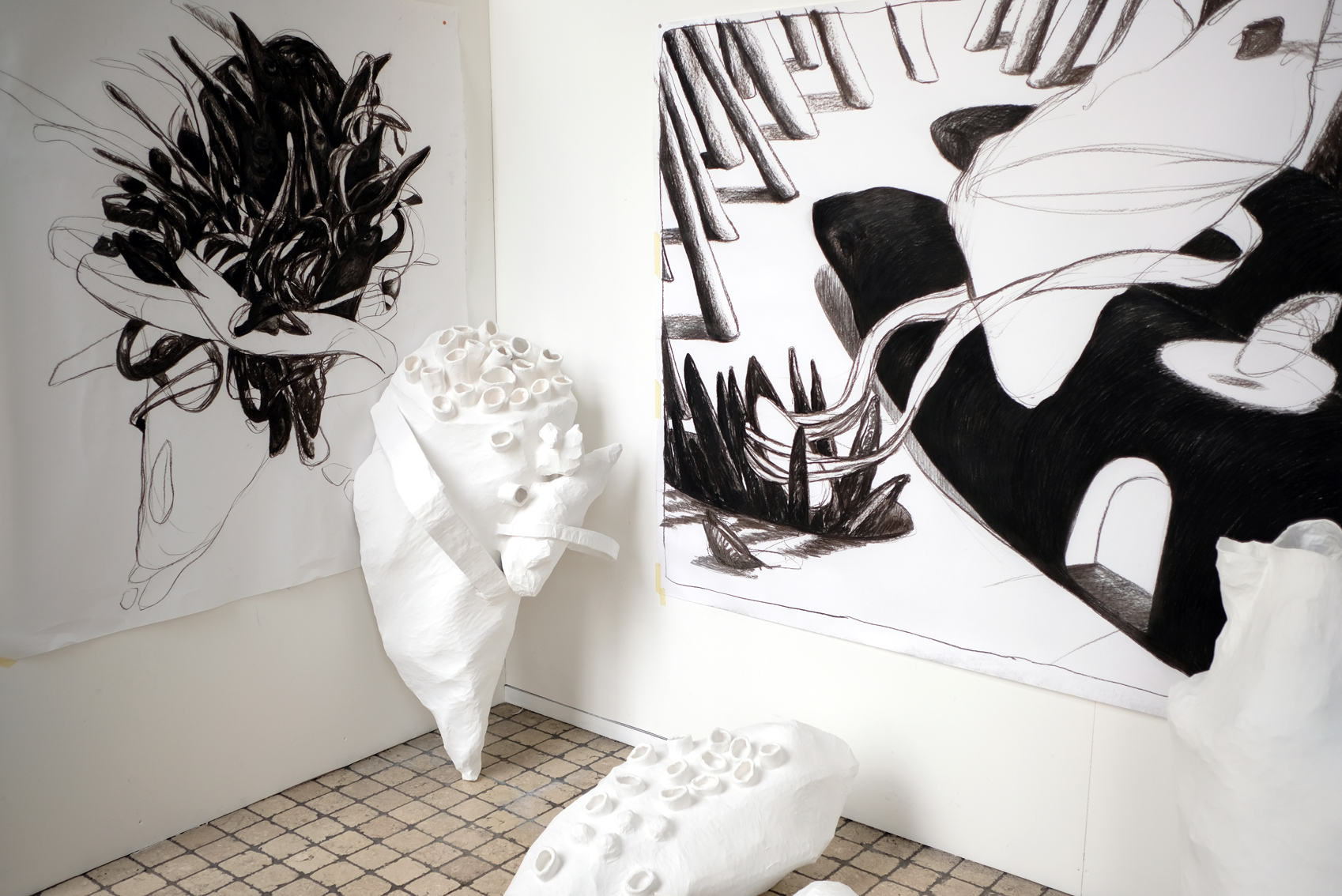 Blanche Berthelier installation