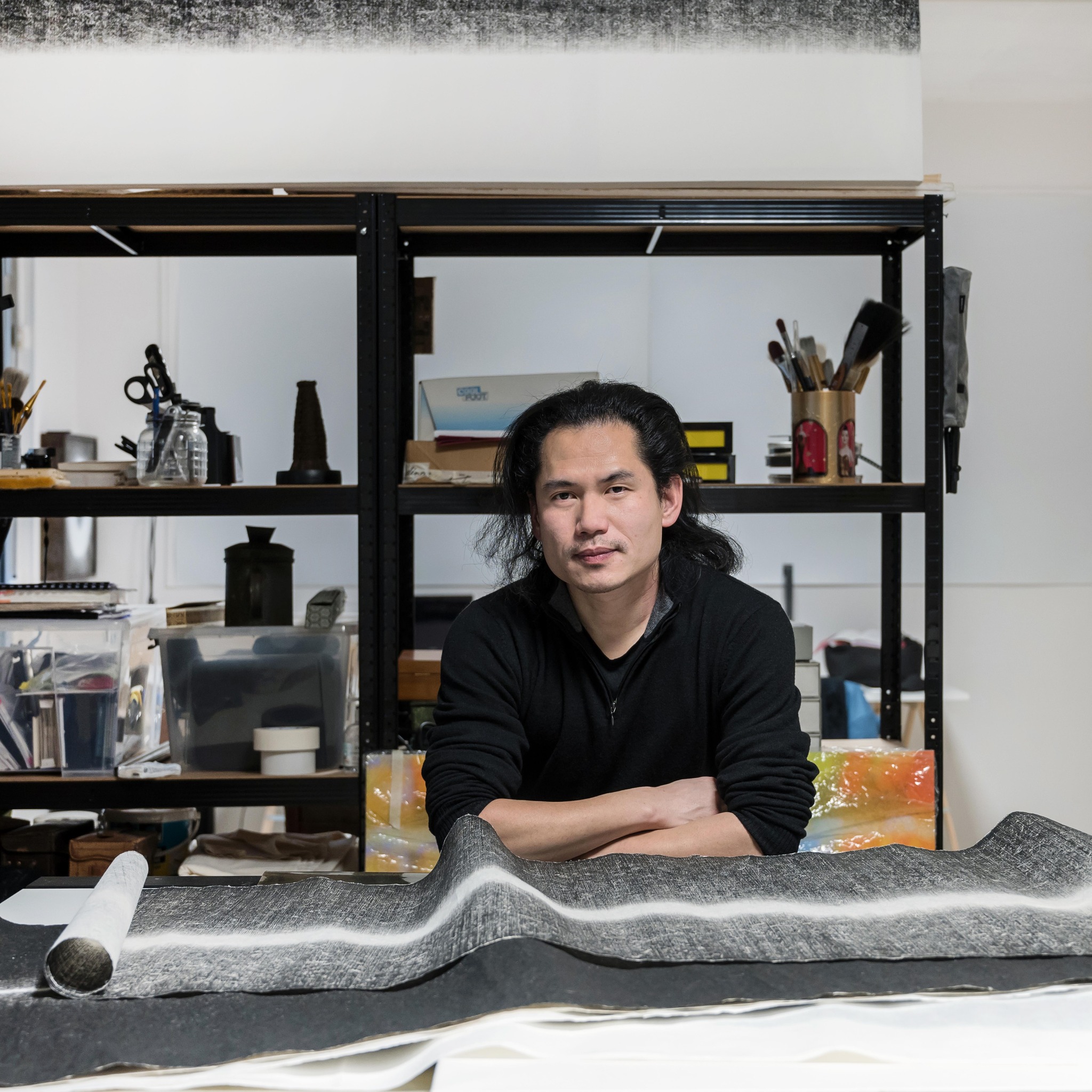 Portrait de Ji SongLin par Frédéric Lovino