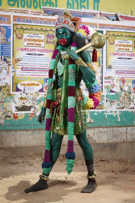 Hanuma, Kulasai Dussehra, Udangudi, Tamil Nadu de la série AAM AASTHA, Charles Fréger, 2019-2022 © Les filles du calvaire