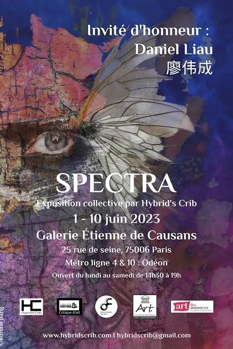 Hybrid’s Crib, le berceau des nouvelles mixités créatives, présente sa nouvelle exposition intitulée « Spectra » à la galerie Etienne de Causans, 25 rue de Seine à Paris du 1er au 10 juin 2023.