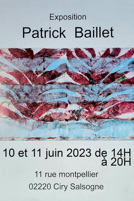 exposition de Peintures de Patrick Baillet