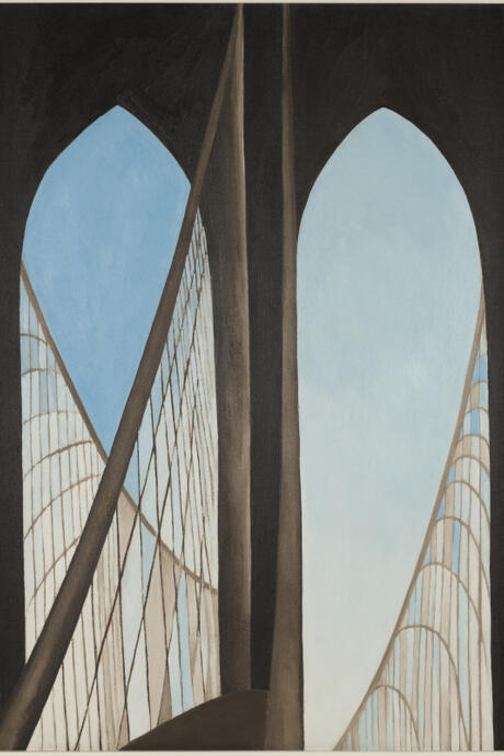 Georgia O'Keeffe, "Brooklyn Bridge", 1949