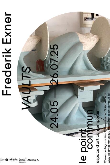 affiche de l'exposition de Frederik Exner "Vaults"