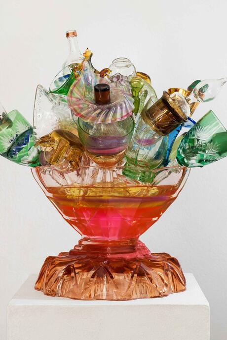 Karnaval, 2023 Mixed media assemblage 48 x 35cm 18.90 x 13.78 in