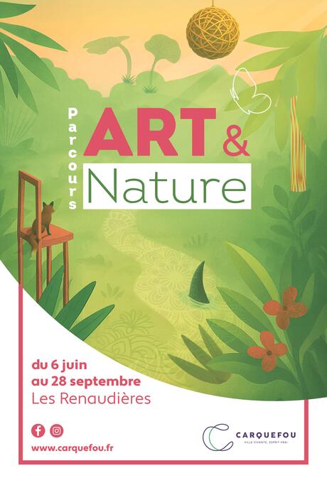 Pour la 8ème édition du Parcours Art&Nature, 8 artistes reconnus en France et à l’international sont conviés à exposer une ou plusieurs installations monumentales à travers le site des Renaudières. 