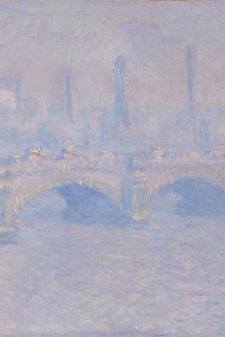 Claude Monet, Waterloo Bridge, Sunlight Effect, 1903, McMaster University, McMaster Museum of Art, donated by Herman H. Levy, 1984, Hamilton, Canada. Photo: Robert McNair