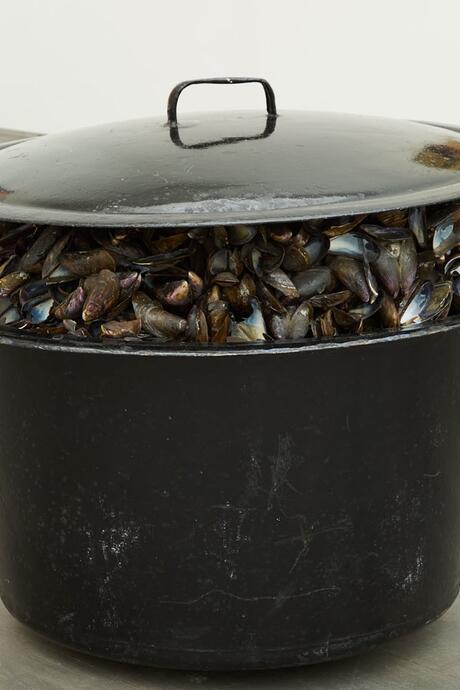 Grande casserole de moules
