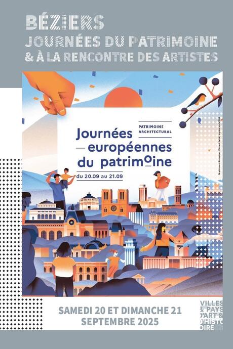 BEZIERS Journées du Patrimoine Européen & à la rencontre des artistes 