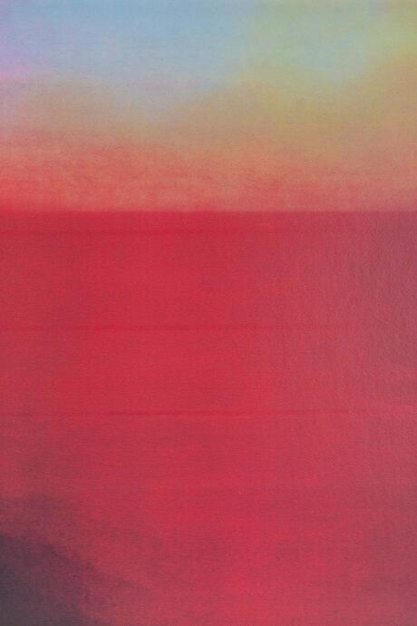 Photographie en couleur d'un horizon marin