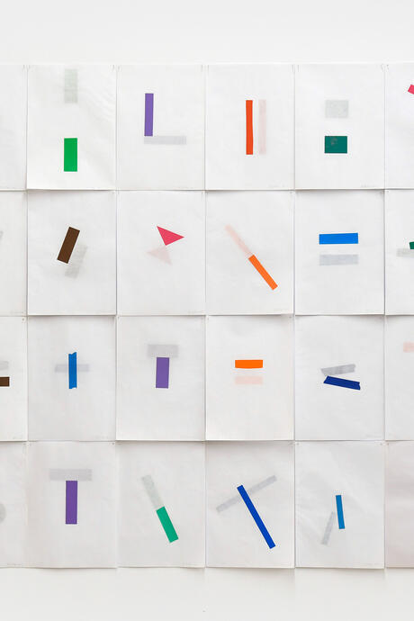 Bernard Villers, Recto/Verso, 2016, collage (courtesy the artist and Irène Laub gallery)