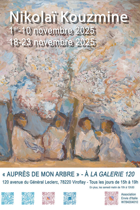 Nikolaï Kouzmine, peintures, « AUPRÈS DE MON ARBRE » - À LA GALERIE 120