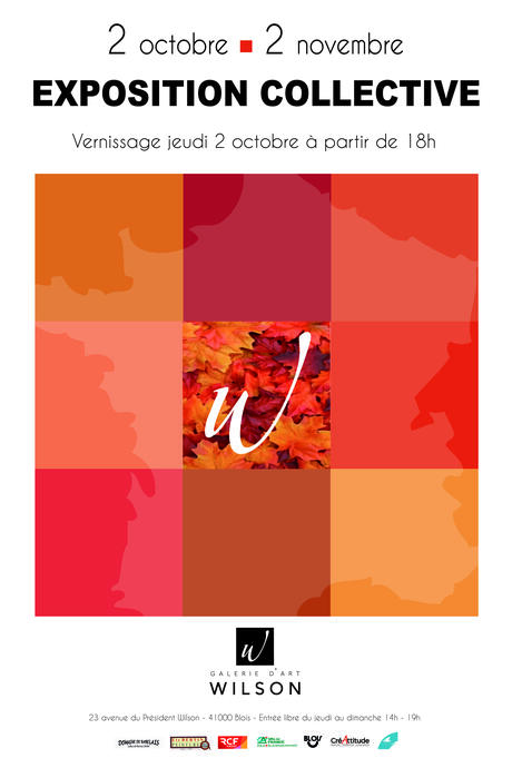 Exposition du 4 au 28 Septembre 2025, Galerie d’Art Wilson, Blois. 