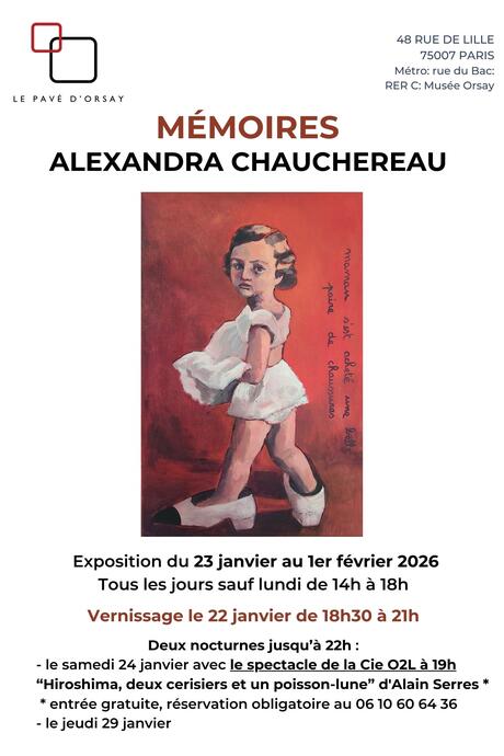 Affiche de l'exposition Mémoires