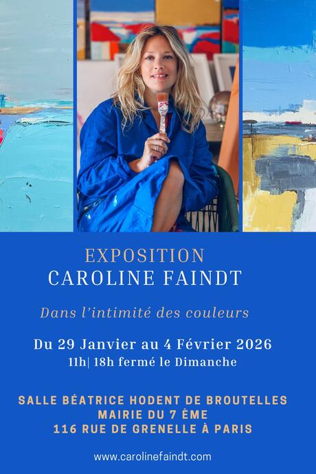 Dans l’intimité des couleurs de l'artiste Caroline Faindt