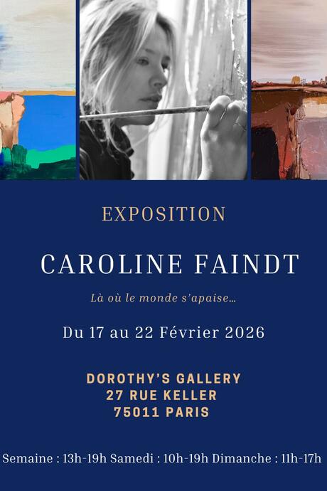 Exposition Caroline faindt Paris 11 ème