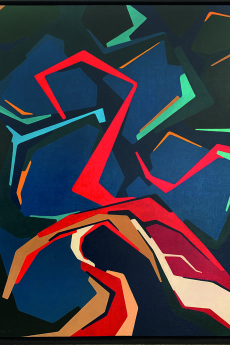 Sans titre - 1959 Huile sur toile _ 96 x 77 cm - œuvre unique