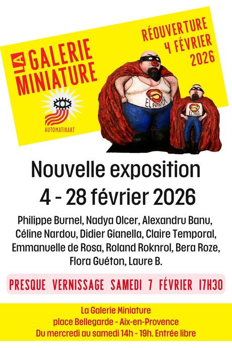 affiche de l'exposition Philippe Burnel