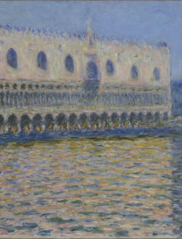 Claude Monet (French, 1840–1926). The Doge’s Palace, 1908. Oil on canvas, 32 × 39 in. (81.3 × 99.1 cm). Brooklyn Museum; Gift of A. Augustus Healy, 20.634. (Photo: Brooklyn Museum)