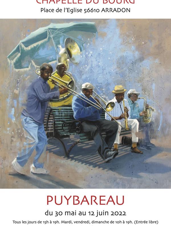  Jazz in New-Orleans 120x120 cm