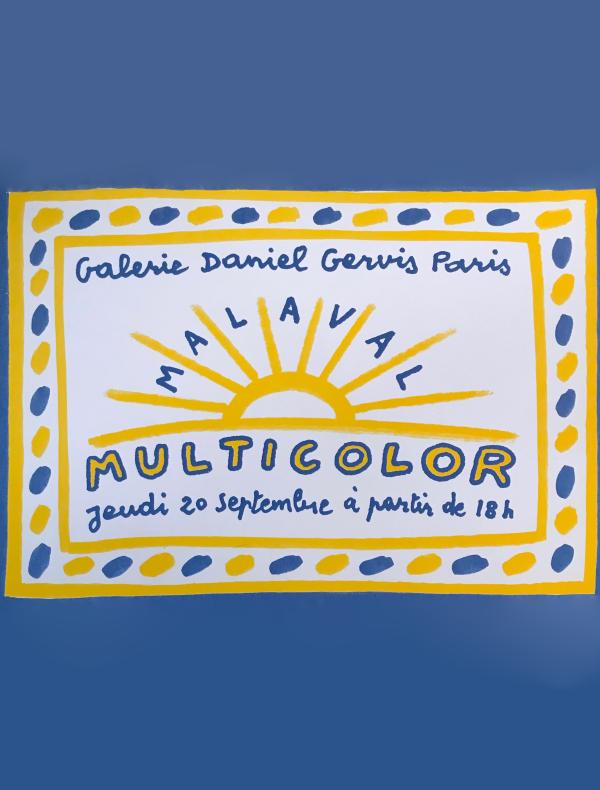 Robert Malaval, exposition Multicolor chez Daniel Gervis