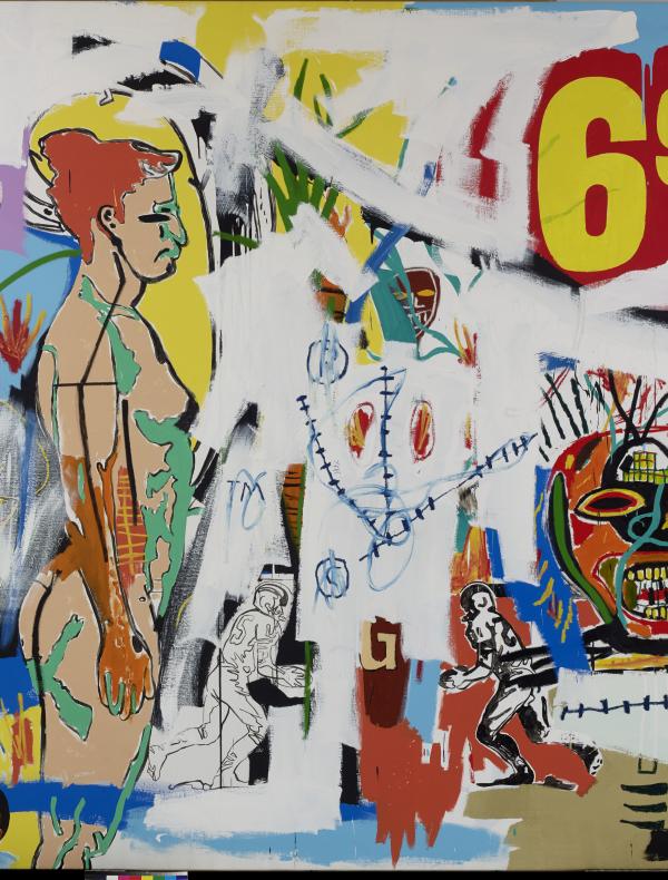 Jean-Michel Basquiat et Andy Warhol, 6,99, 1984
