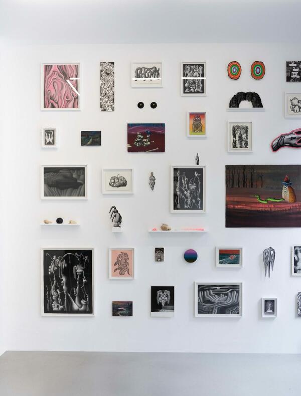 Vue de l’exposition Glissando, remous et variations de Chloé Poizat – Sept 2023 | Photo: Benjamin Roi
