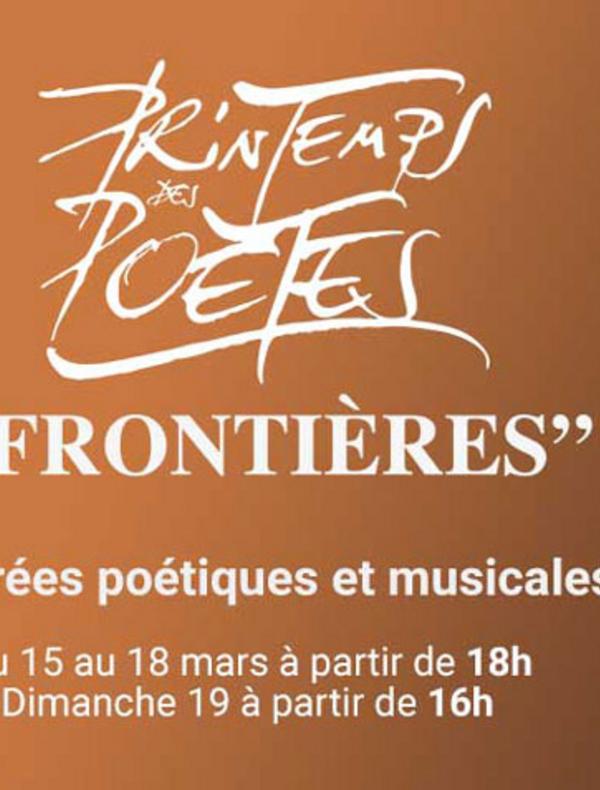 Le Printemps des Poètes au Génie de la Bastille - Frontières