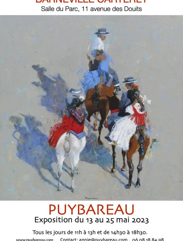 Chevaux Andalous 80x80 cm
