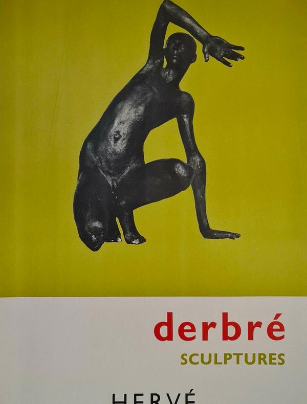 Affiche exposition Louis Derbré à la Galerie Hervé