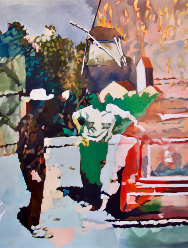 Barbara Navi, Le pacte, huile sur toile, 64 x 81 cm, 2021