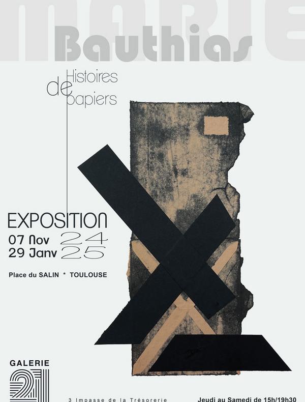 Affiche Galerie 21 nov 2024 janv 2025