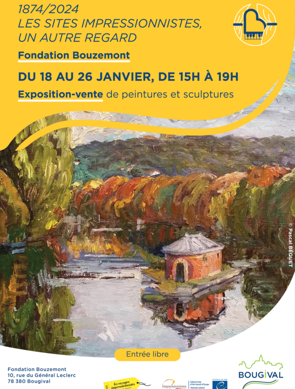 Affiche de l'exposition-vente