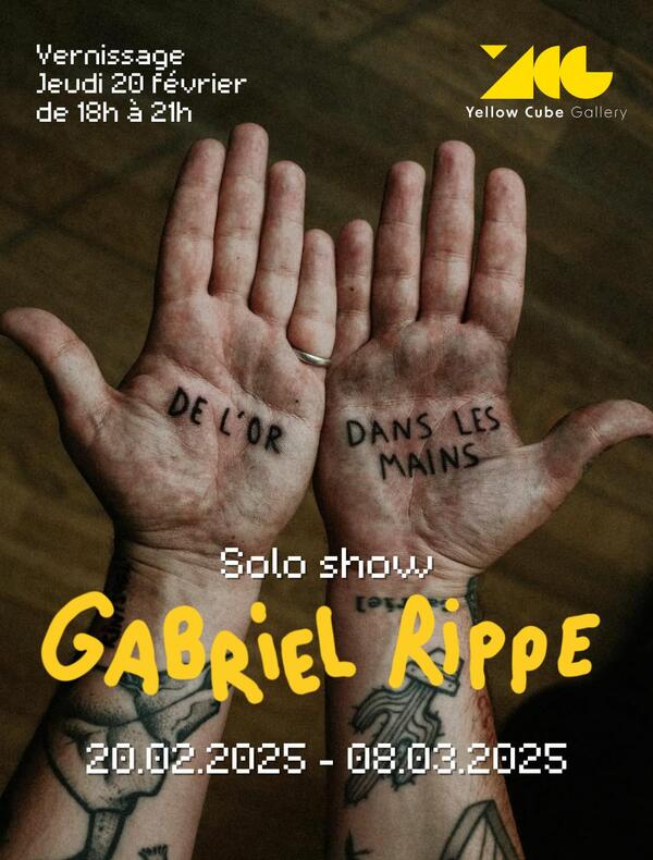 L'exposition "De l'or dans les mains" présente le travail photographique de l'artiste Gabriel Rippe.