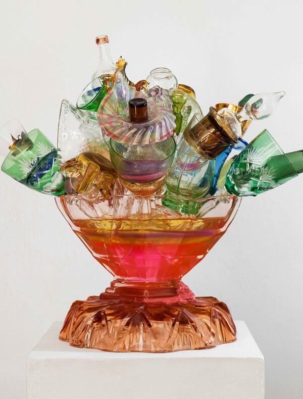 Karnaval, 2023 Mixed media assemblage 48 x 35cm 18.90 x 13.78 in
