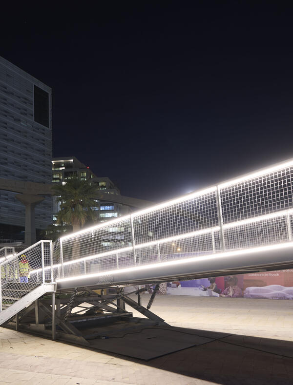 Iván Argote, The Other, Me, and the Others, 2023, installation view at Noor Festival, Riyadh, Saudi Arabia Photo: Mohammed Buhasansd 