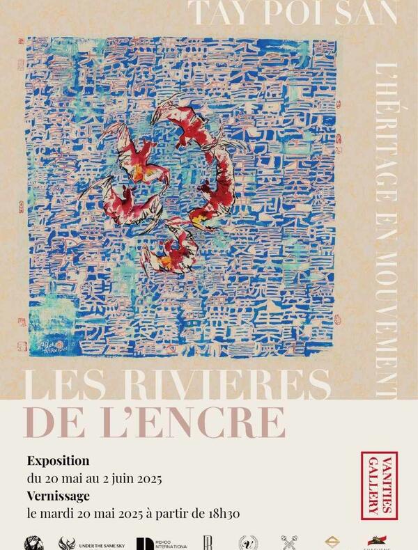 Affiche exposition Rivières d'encre