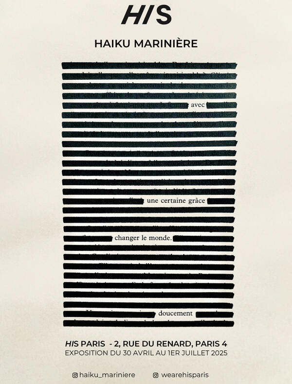 HIS Paris présente l'exposition Haiku Marinière 