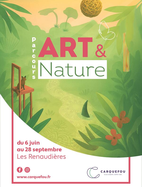 Pour la 8ème édition du Parcours Art&Nature, 8 artistes reconnus en France et à l’international sont conviés à exposer une ou plusieurs installations monumentales à travers le site des Renaudières. 