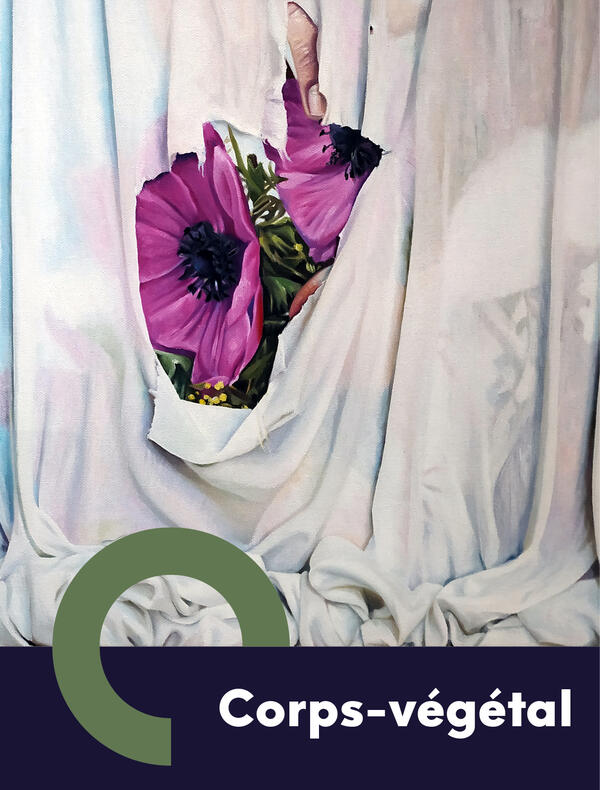 Linteum So fucking flowers - 2023 - huile sur toile - 41x33 cm de Katia Bourdarel