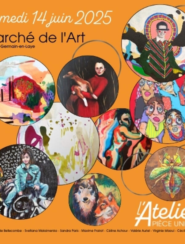 carton pour l'événement Marché de l’art de Saint-Germain-en-Laye