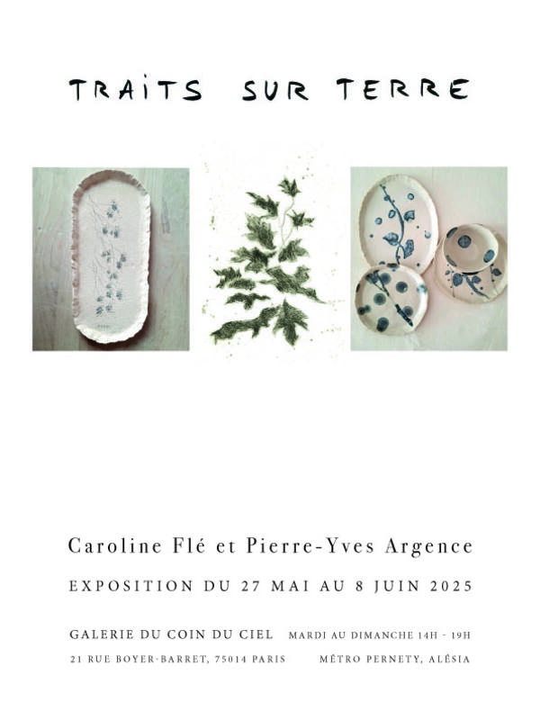 ceramiques et gravures d'un duo d'artistes