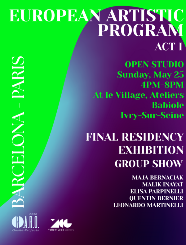 visuel affiche open studio 