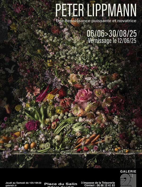 Affiche Peter Lippmann Galerie 21 juin 2025
