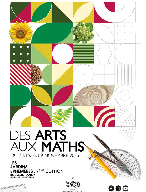 des arts aux maths, tracés géométriques et formes naturelles apparentées