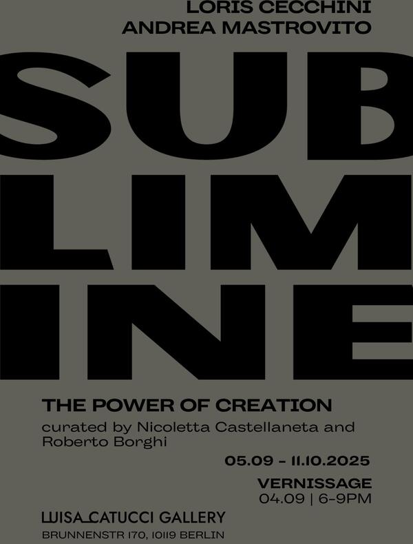 Exhibition poster listing artists and information about exhibition