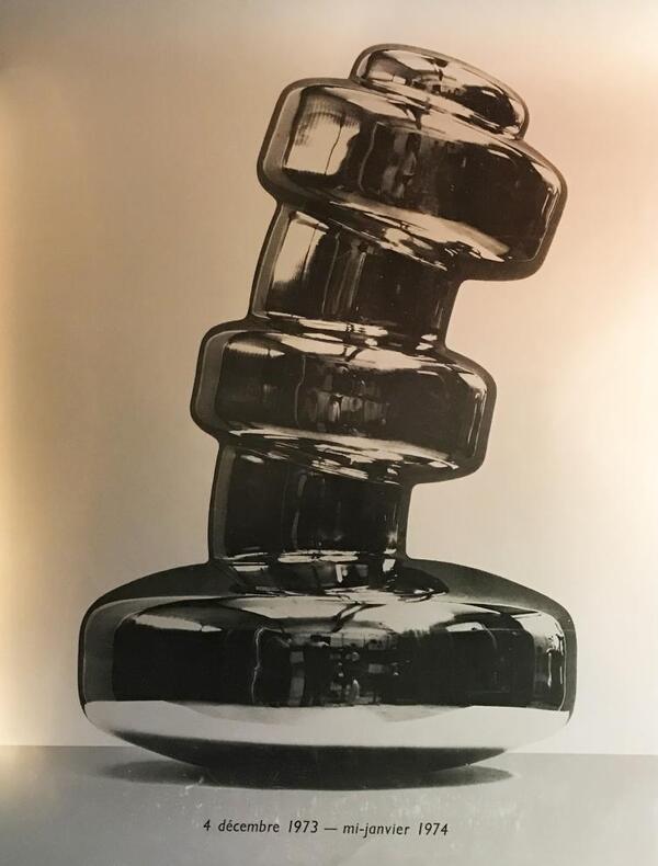 Affiche de l'exposition Claude Viseux, Galerie Point Cardinal, 1973-1974