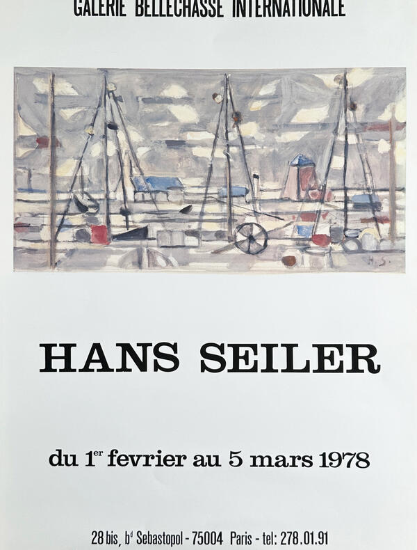 Hans Seiler, exposition Bellechasse, 1978