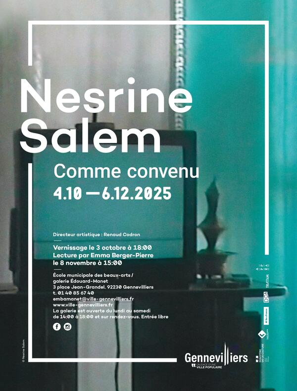 Nesrine Salem - Comme Convenu (affiche)