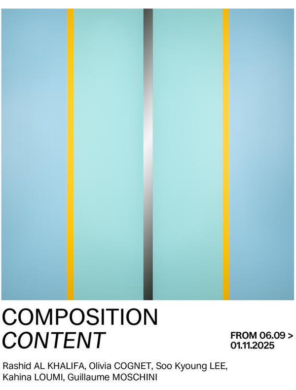 Affiche de l'exposition Composition Content