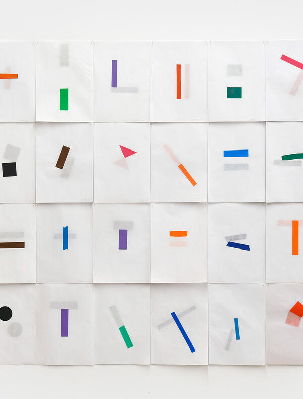 Bernard Villers, Recto/Verso, 2016, collage (courtesy the artist and Irène Laub gallery)